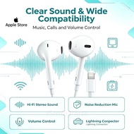 Apple EarPods Lightning Connector For iPhone 14 13 12 11 Wired In-Ear Headphones