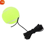 SHLY Rebound Ball, Tether Ball Yellow Tennis Training Ball, Tennis Adjustable Rope Elastic String Te