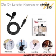 Lavalier Microphone Clip-on Lavalier Microphone 3.5 Clip Mic Microphone Audio Recording Microphone I