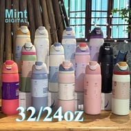 50 Styles Origina Owala FreeSip Insulated Stainless Steel Water Bottle Hand Held Straw Cup Double La