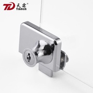 Single Double Door Glass Cabinet Door Lock Glass Wine Cabinet Door Lock Exhibition Cabinet Glass Doo