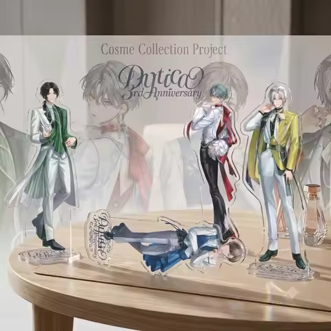 Nijisanji Dytica 3rd Anniversary Acrylic Keychain Desk Decor Anime Stand for Fans