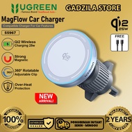 UGREEN Car Charger MagFlow Magnetic Wireless Fast Charging 25W Wireless Charging Fast Charging