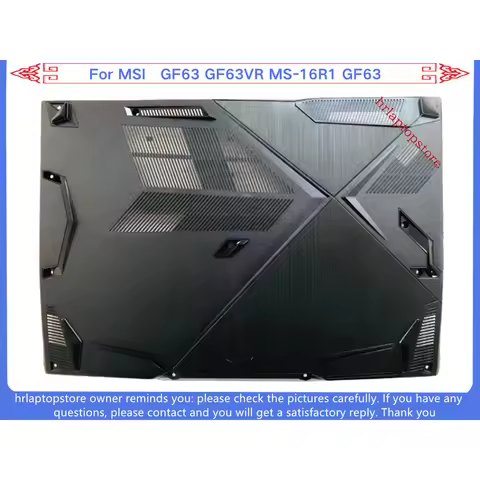 Z New For MSI GF63 GF63VR MS-16R1 GF63 8RC GF63 8RD Bottom Case D Base Cover