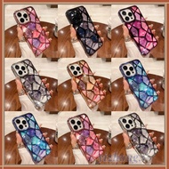 Casing For iPhone 11 Pro Max 13 12Pro Electroplated Diamond Marble Pattern Phone Case with Fashion C
