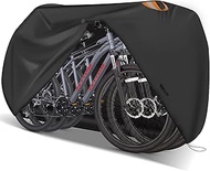 Zettum Bike Cover for 3 Bikes - Outdoor Bike Covers for Stationary 3 Bikes Heavy Duty & Waterproof, 