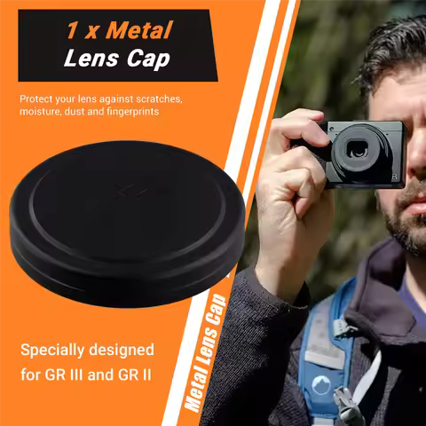 Durable Metal Lens Cap Cover Protector for Ricoh GR3x GR IIIx GR III_L50A