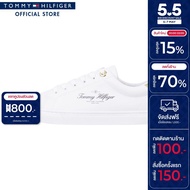 Tommy Hilfiger รองเท้าผ้าใบผู้หญิง รุ่น FW0FW07573 YBS - สีขาว