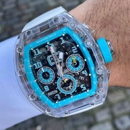 AET REMOULD Sapphire Richard Mille RM 011 Tiffany Blue "Abu Dhabi" 理查德米勒手錶 （零售價：港幣$4,940,000）