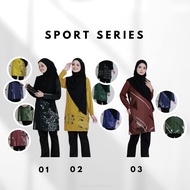 Tshirt Jersey Sport 01 02 03 by Humaira Design | Jersey Sukan Microfiber | Baju Sukan Perempuan