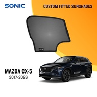 SONIC SHADES Mazda CX-5 CX5 2017 - 2026 Premium Magnetic Sunshade Window Cover Curtain Sunshades Sun