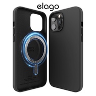 elago Magnetic Silicone Case Compatible with iP 12 Pro Max (6.7 Inch) for All MS Accessories