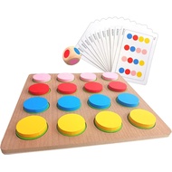 Dementia Activities & Games for Seniors,Colors Match-Up Puzzles Gifts & Wooden Alzheimers Products f