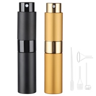 ZERNBER 8ML Atomizer Perfume Travel Refillable (2 PCS) Empty Travel Cologne Sprayer Bottles Refillab