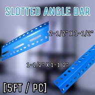 Slotted Angle Bar 5ft / Besi Angle Rak Lubang 5ft