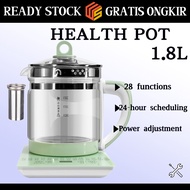 [SG] 🔥 Multifunctional Health pot Kettle Electric Kettle 28 Menu 1.8L glass teapot Electric kettleHe