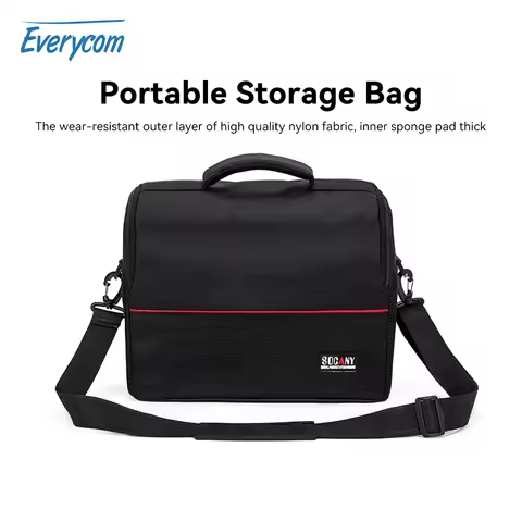Projector Storage Bag Suitable For Xiaomi Projectors Wanbo Mozat HY300 Multifunctional Black Bag Por
