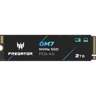 Acer Predator M.2 SSD 2TB GM7 NVMe2.0 2280 PCIe Gen4 x 4 Ultra high speed (maximum read: 7400MBs, ma