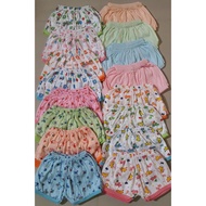 (Pack Of 5) Baby Shorts Newborn Size S Newborn-9 (Patterns Change According To Production Cycle)