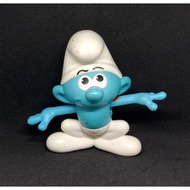 THE SMURFS MOVIE HEFTY SMURF 2016 BURGER KING KIDS MEAL TOY USED