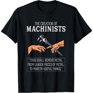 Creation Of Machinists Funny Cnc Machinist Tee T-Shirt