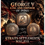 JL Antiques Malaysia Banknote Coin King George and Emperor of India 1 Cent Straits Settlements