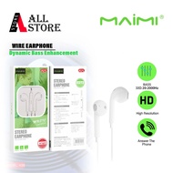 MAIMI H2S 3.5MM Stereo Earphone Handsfree/ Original