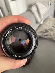 Nikkor 50mm 1:1.4 lease and polarize filters