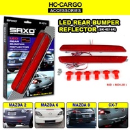 Rear Bumper Reflector With Led For Mazda 2 , Mazda 6 , Mazda 8 , Mazda CX-7 Led - Red