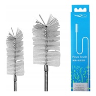 Chihiros Spring Brush (twin head) - aquarium maintenance lily pipe inlet outlet cleaner