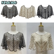 STARMO Short Cape Fashion 1920s Party Beaded Decoration