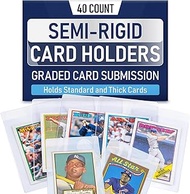 Semi Rigid Card Holder | PSA Graded Card Sleeves & Holder, PSA Cards Sleeves, Sports Saver SGC Slab 