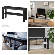 LACK TV Bench / TV Rack / Sitting Bench / Dining Bench  / LCD Rack / Shoe Bench 90x26x45 - Black