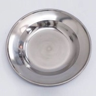 02.02 2024 NEW PRODUK 1 LUSIN PIRING MAKAN STAINLESS DIAMETER 22CM