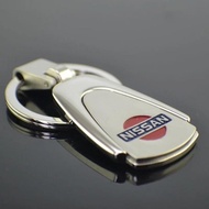Metal Car Styling Key Chain Keyrings for Nissan Elgrand Note Leaf X-Trail Xterra Qashqai Sylphy Tiid