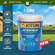 1L JOTUN Jotashield Antifade Colours Matt Exterior Wall Paint 8 Years Colour Cat Dinding Luar Rumah Tahan Haba