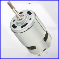 ☜ ☽ ◶ 775 DC Motor 12V 12000RPM High-speed Large Torque Motor with Ball Bearing and Fan Blades for