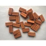 Mini antique building bricks (set of 300), mini house building, miniature landscape models, garden d