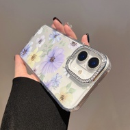 Luxury Flower Bling Diamond Phone Case For Motorola Moto E22i E20 E30 E13 G60 G54 G34 G13 G23 G10 G2