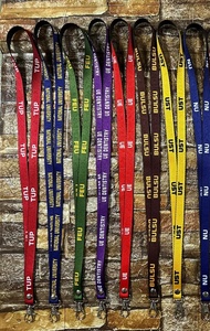 TUP, NATIONAL UNIVERSITY, FEU, UE DENTISTRY UE, BULSU, UST, NU W/G-HOOK ID LACE LANYARD