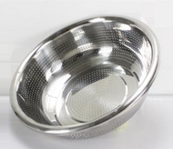 RÁ INOX 201 CAO CẤP SIZE NHỎ - ĐƯỜNG KÍNH LỖ 2MM 24CM VÀ 26CM- RÁ VO GẠO