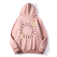 HipHop Hoodie Sweatshirt Men Streetwear Baby Angels Letter Graphic Hooded Pullover Cotton Harajuku M