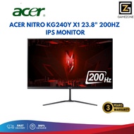 ACER NITRO KG240Y X1 GAMING MONITOR ( 23.8" IPS FHD / 200HZ / 1MS / AMD FREESYNC / HDMI + DP)