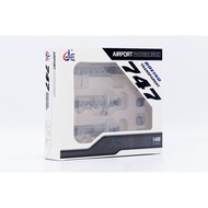 JC Wings LH4391 Boeing B747 Series Bridge Green Window Version Completed Airplane Model 1/400 Scale 