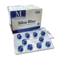 Misa Blue Pills Box of 100 pills Supports Heat Clearing, Diuretic, Prevents Kidney Stones, Sensitivi