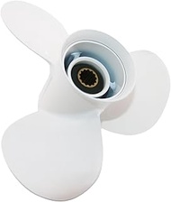 Boat Outboard Propeller 10 5/8x12-G for Yamaha T25 F30 F40 F50 F60 40 48 50 55 60 HP Engines, 10 5/8