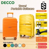 Decco SKY TRAVELLER SKY383 3-In-1 PP Hard Cover Anti Theft Luggage For Travel (20Inch+24Inch+28Inch)