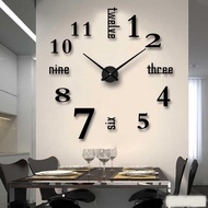 3D DIY Wall Clock Modern Design Large Acrylic Clocks Home Sticker Room Decor Clock on the Wall Numbers