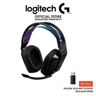 Logitech G535 Lightspeed Wireless Gaming Headset - Lightweight on-Ear Headphones, flip to Mute mic &