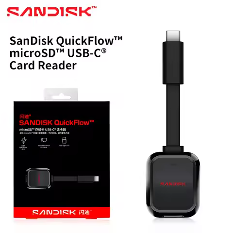 SanDisk B751 QuickFlow TF USB-C Card Reader 250MB/s Read 170MB/s Write UHS-I UHS-II Compatible for P